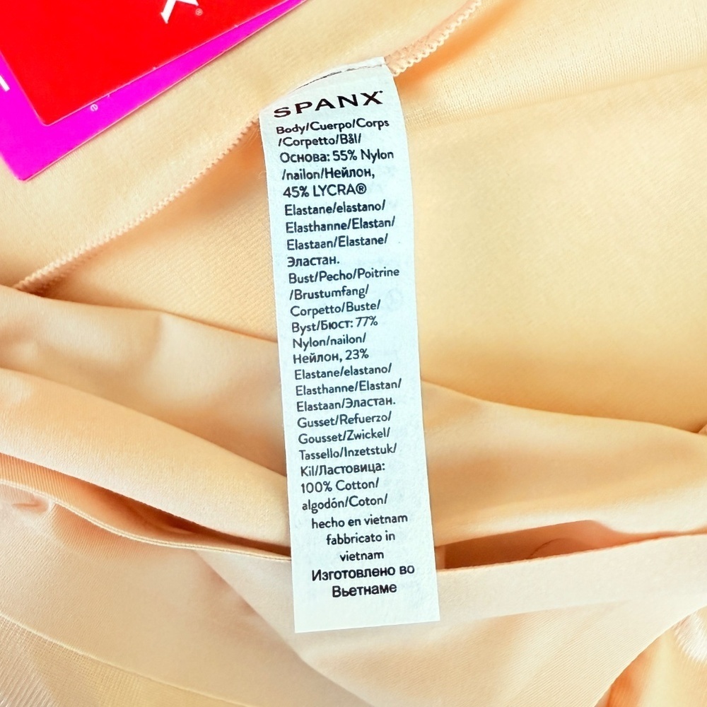NWT Spanx Tank Panty Bodysuit Champagne Beige 2X/2T - Picture 8 of 10